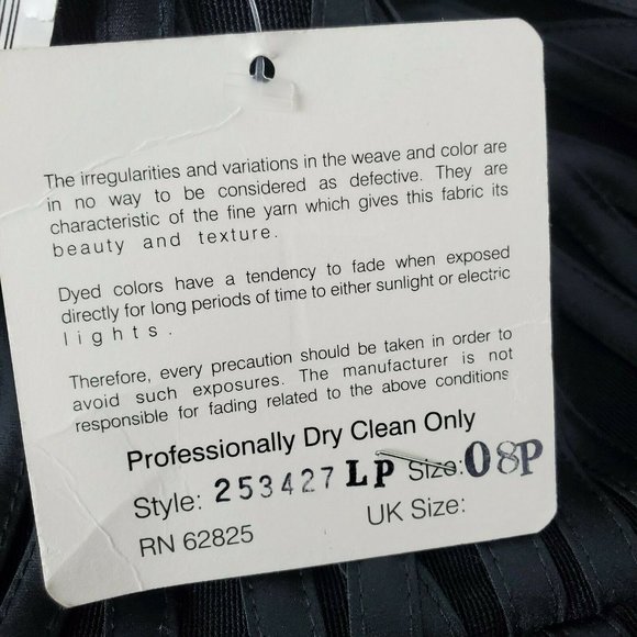 NWT Tadashi Size US 8P Petite Black Strapless Gown - Picture 5 of 9